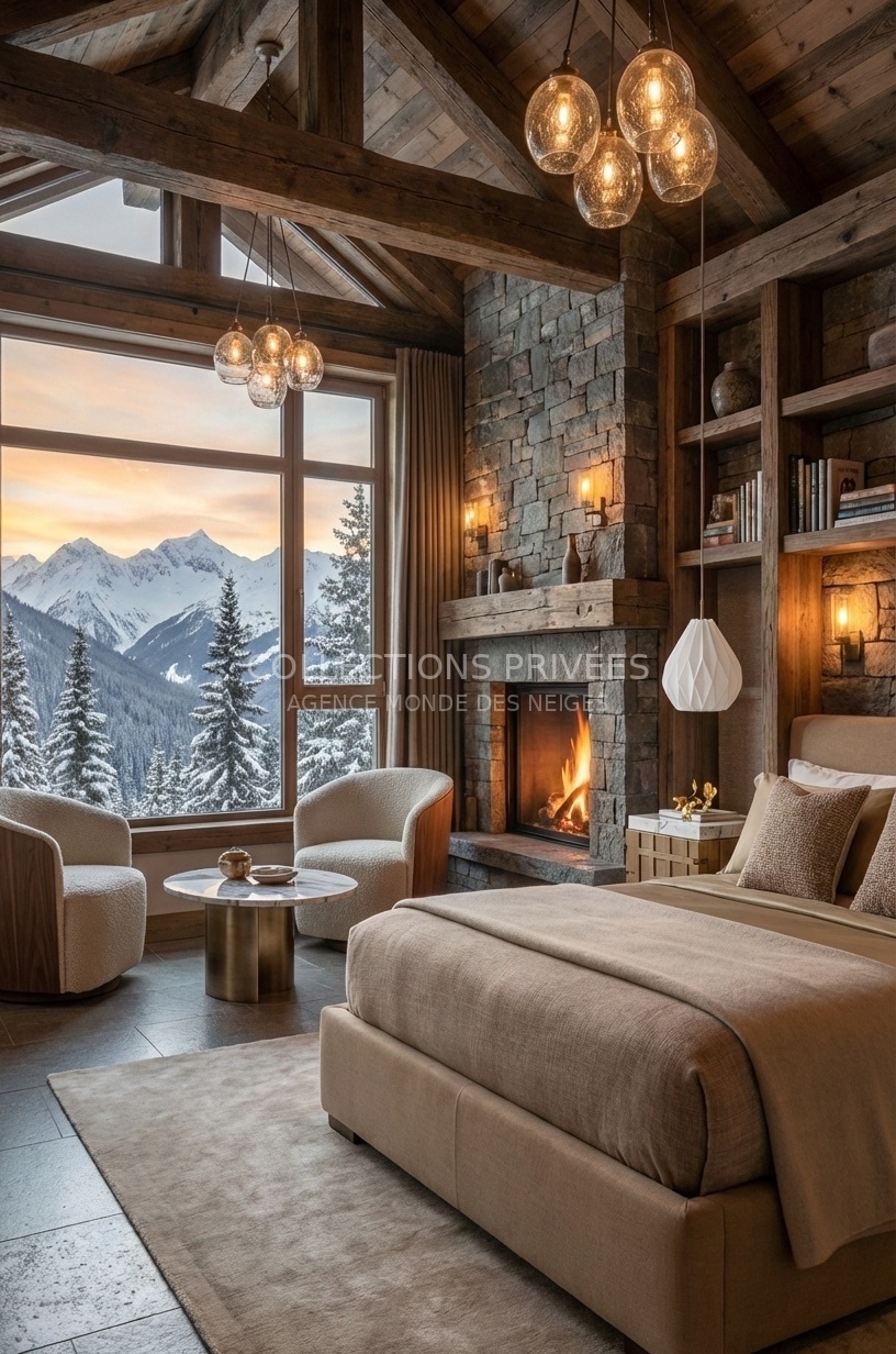 Intérieur luxe appartement Auron résidence 5 étoiles Monde des Neiges