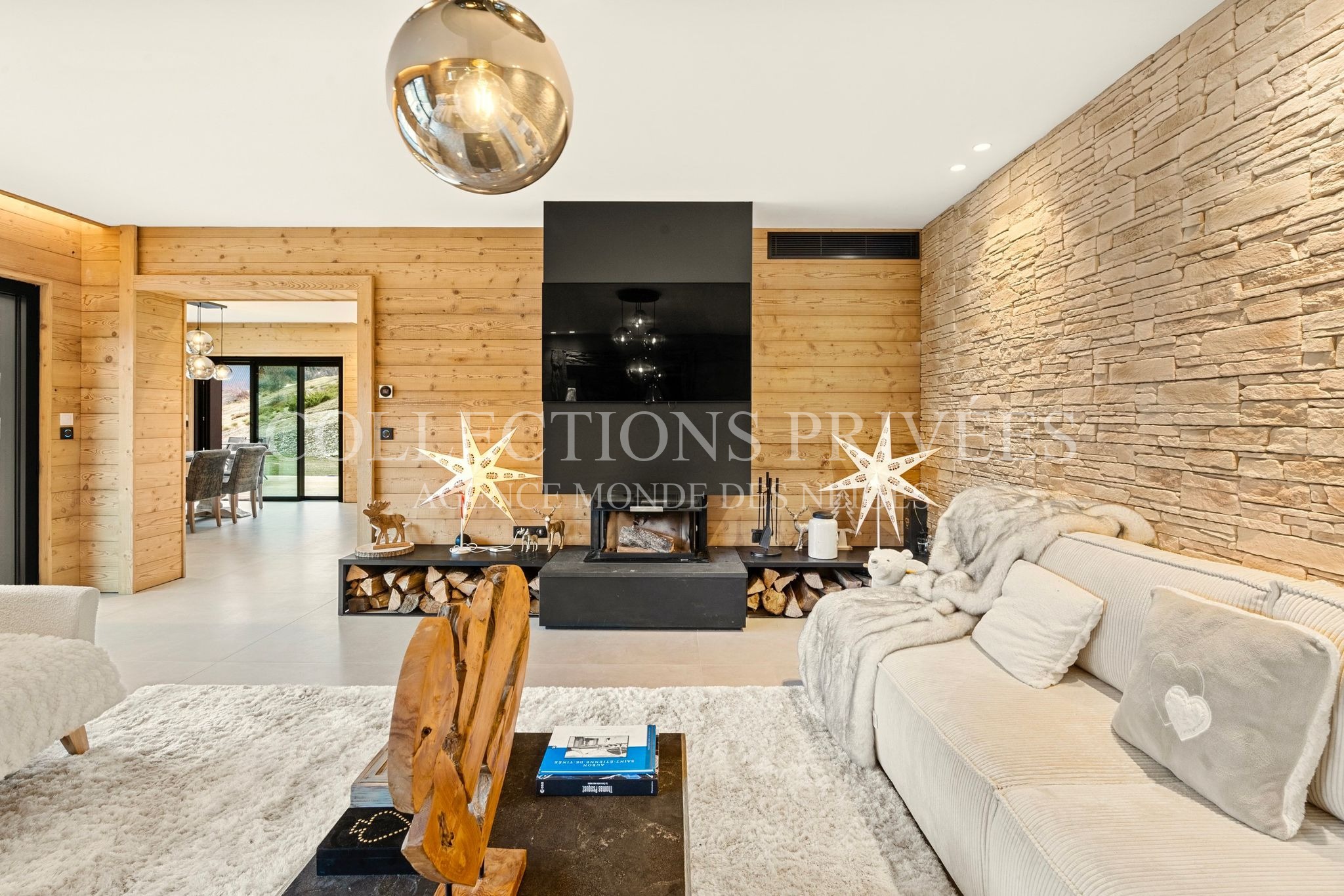 Chalet prestige 6 chambres à vendre Auron piscine privée spa ski